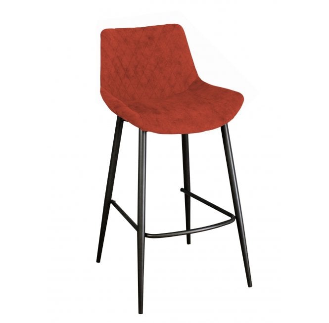 Sigma Bar Stool - Burnt Orange
