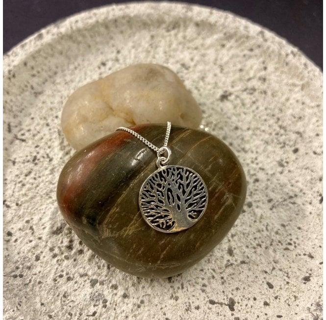 Siren Silver Tree design silver necklace