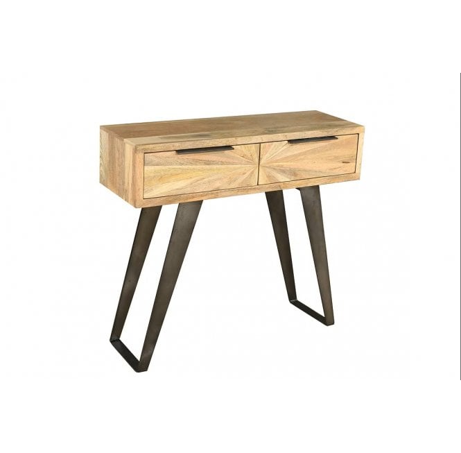 Sunburst 2 Drawer Console