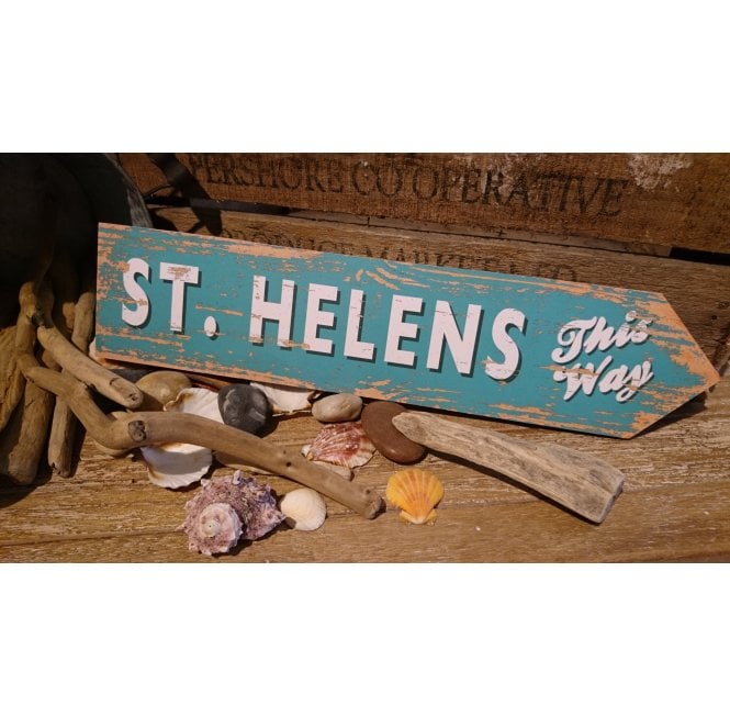 This Way Direction Sign - St. Helens