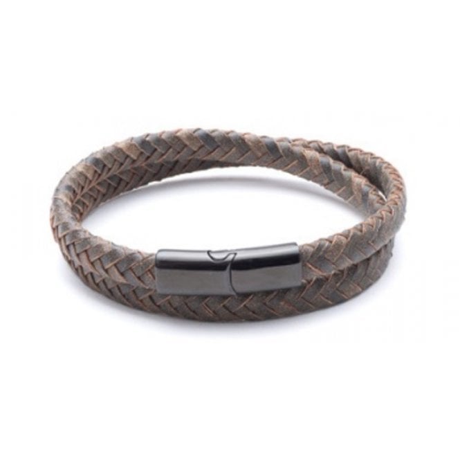 Tribal Men’s Recycled Bracelet - Brown