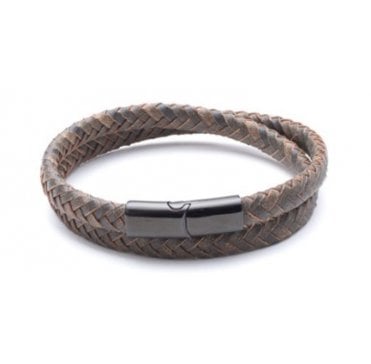 Tribal Men’s Recycled Bracelet - Brown