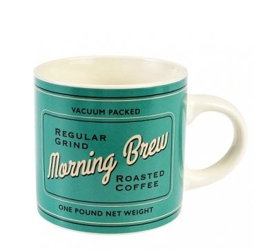 Vintage coffee mug - Morning brew