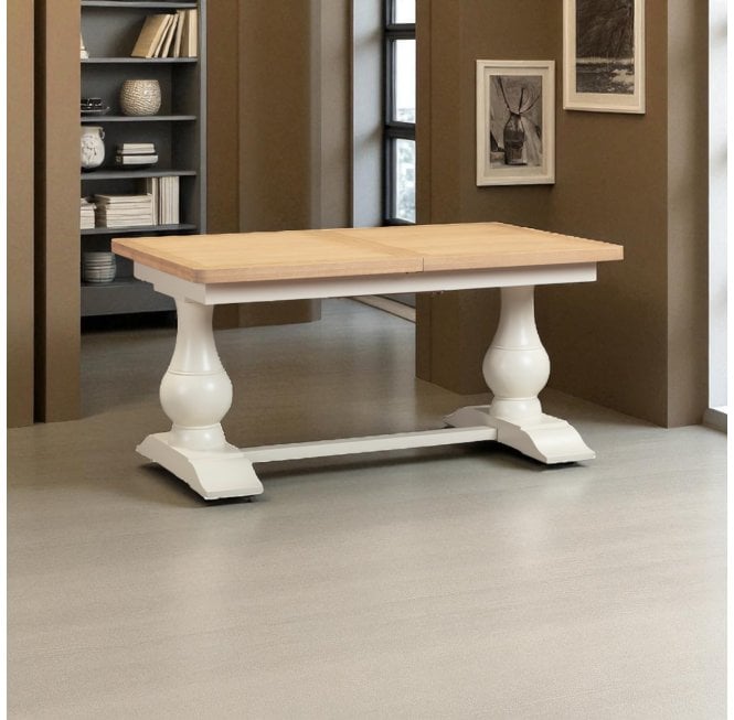 Westover Double Pedestal Extending Dining Table - 1.6//2mm