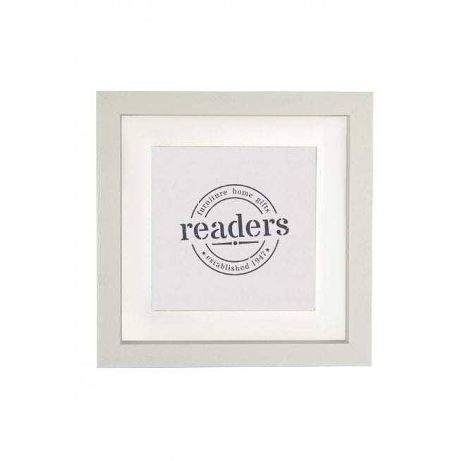 White Box Frame 10" x 10" without mount (8" x 8" with mount)
