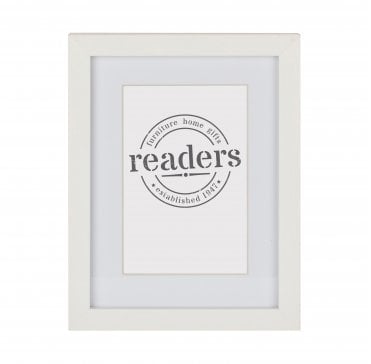White Box Frame 10" x 8" without mount (8" x 6" with mount)