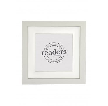White Box Frame 8" x 8" without mount (6" x 6" with mount)