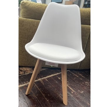 White Diner Chair