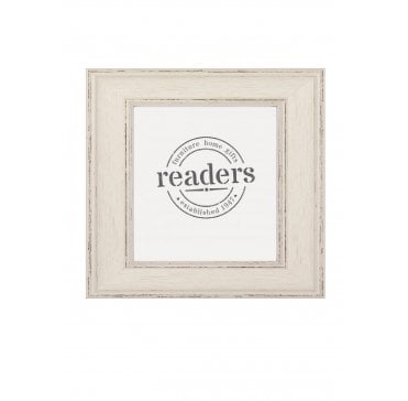 White Shabby Chic 10" x 10"