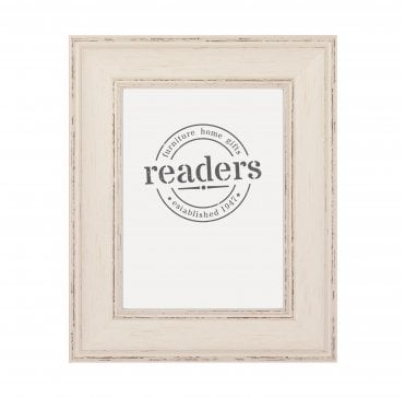 White Shabby Chic 20" x 16"