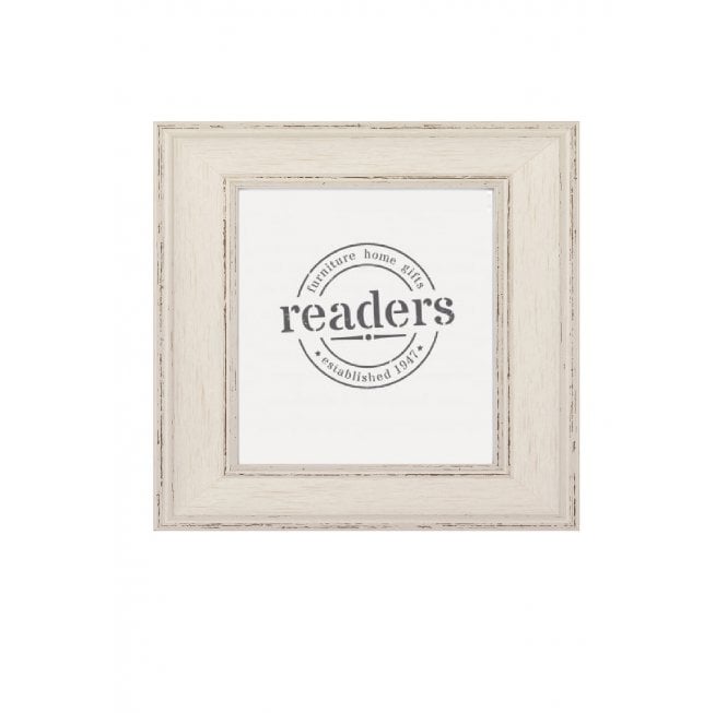 White Shabby Chic 5" x 5"