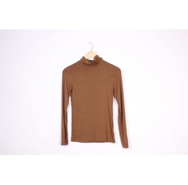 Brown Turtle Neck