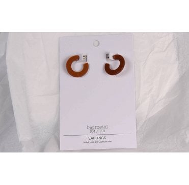Elsa Resin Hoop Earrings